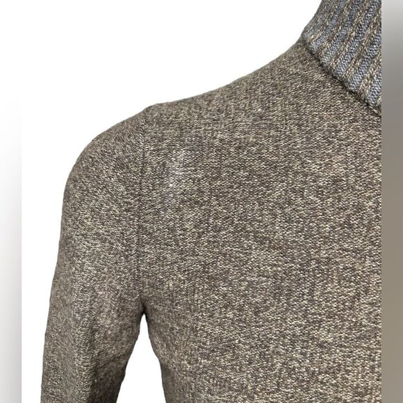 Black Brown 1826  Lamb’s Wool Blend Men’s Zip Up Sweater Light BrownFall Winter - Picture 3 of 10